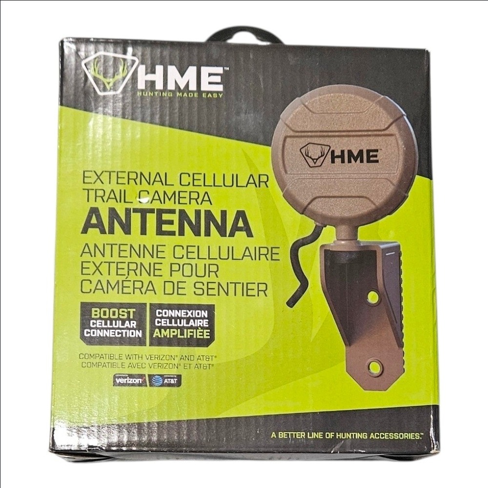 HME External Cellular Trail Camera Antenna Hunting HME-CLRANT-W Brown New